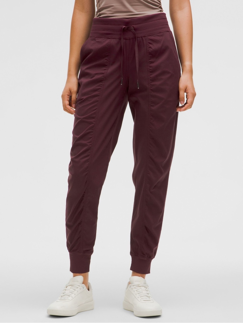 Lululemon Dance Studio Mid-Rise Joggers Garnet Red Size 2 Workout Pants
